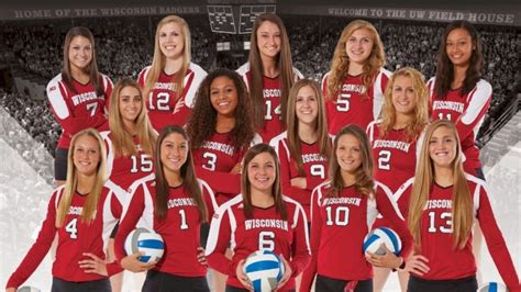 wisconsin nude volleyball team|UW